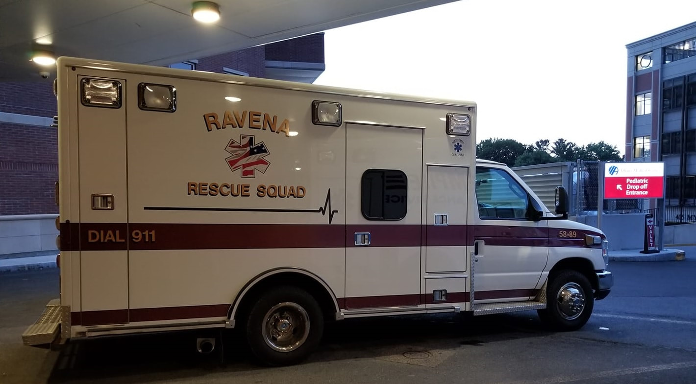 Ambulance 58-89 at hospital